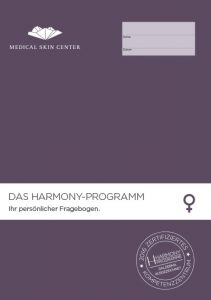 Harmony Fragebogen bei Dr. Bacmna im MEDICAL SKIN CENTER